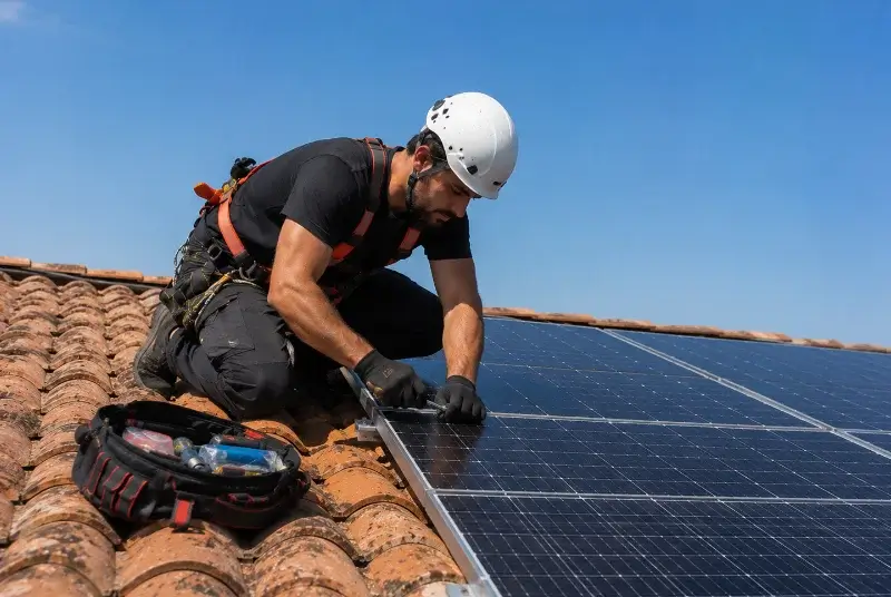 Maintenance et monitoring de panneaux solaires à Pey
