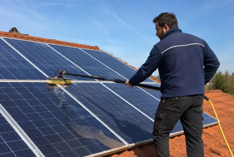 Nettoyage et entretien de panneaux solaires à Pey